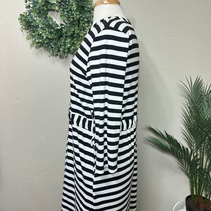 Liza Lou’s Janie Striped Black & White Day Dress