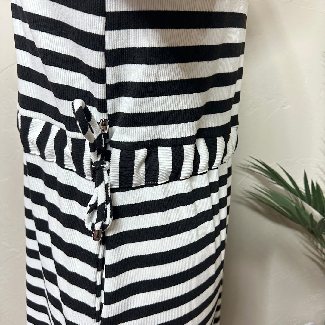 Liza Lou’s Janie Striped Black & White Day Dress