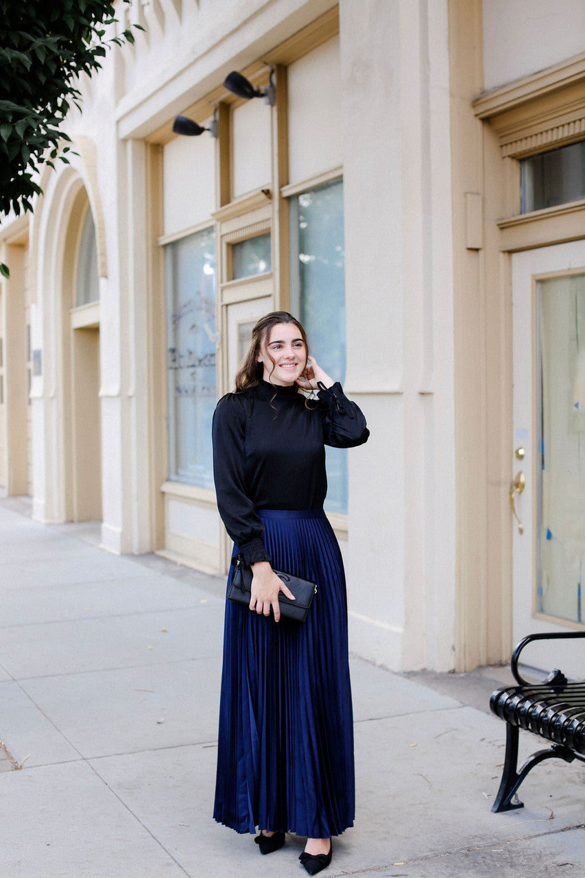 Twice but Nice Dainty Jewells Twirling into Tomorrow Navy Skirt