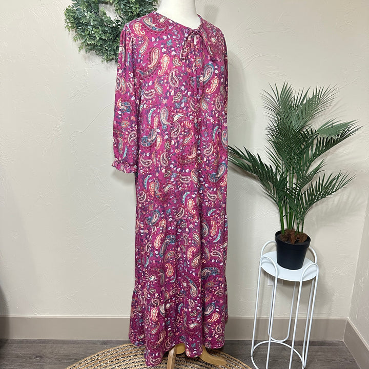 Liza Lou's Amelia Paisley Long Modest Dress