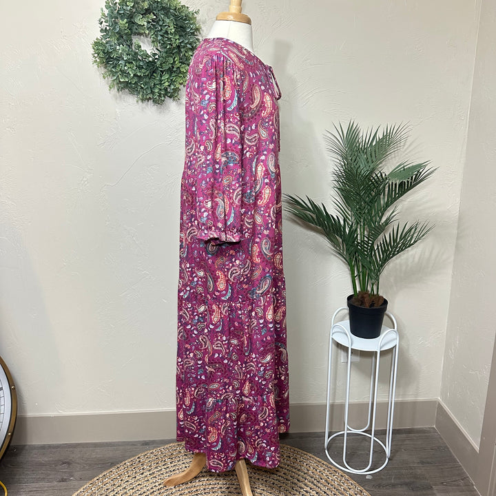 Liza Lou's Amelia Paisley Long Modest Dress