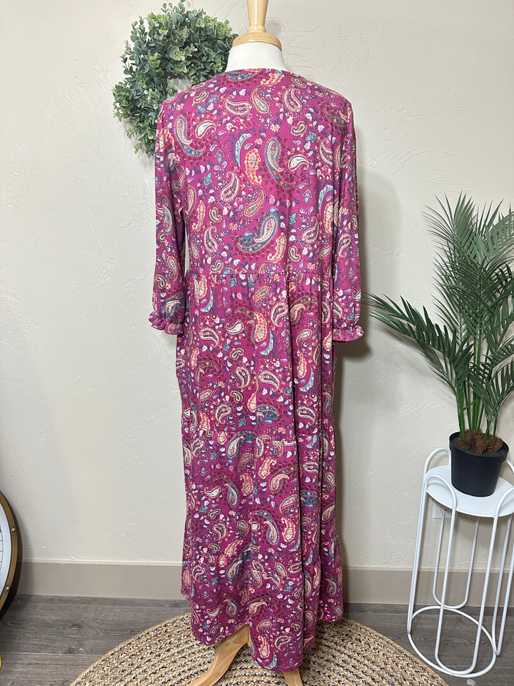 Liza Lou's Amelia Paisley Long Modest Dress