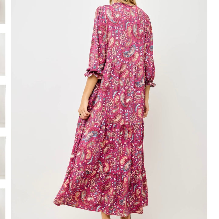 Liza Lou's Amelia Paisley Long Modest Dress
