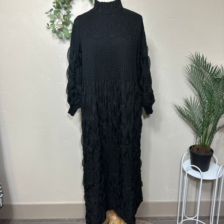 Liza Lou's Fancy Black Modest Dress
