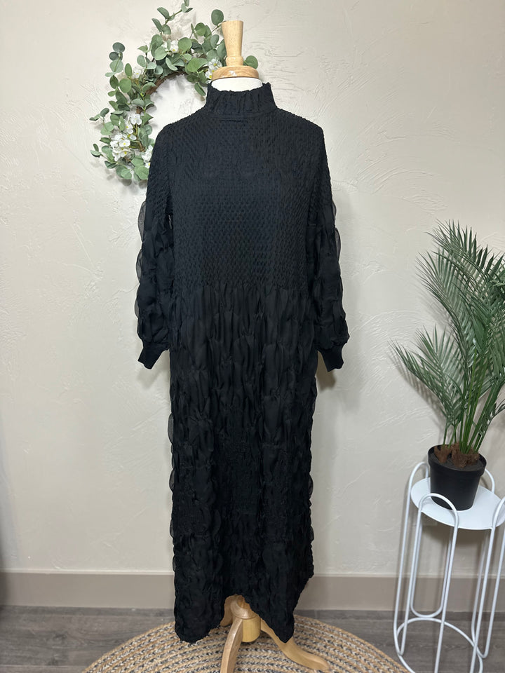 Liza Lou's Fancy Black Modest Dress