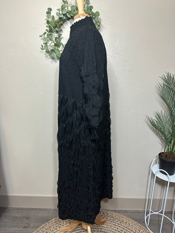 Liza Lou's Fancy Black Modest Dress