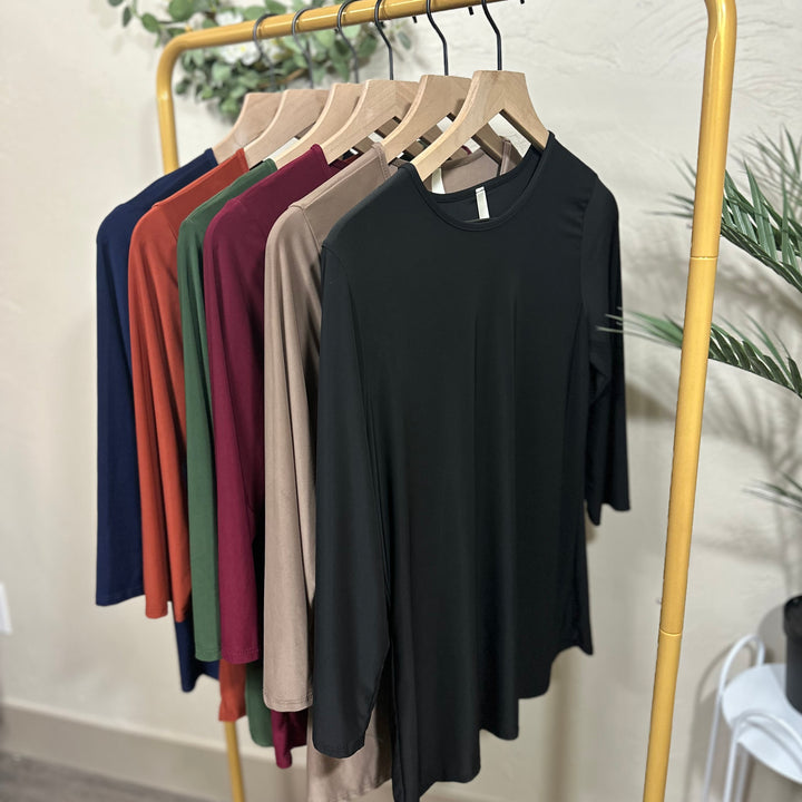 Women's Celeste Modest Layering Top 3/4 Sleeves