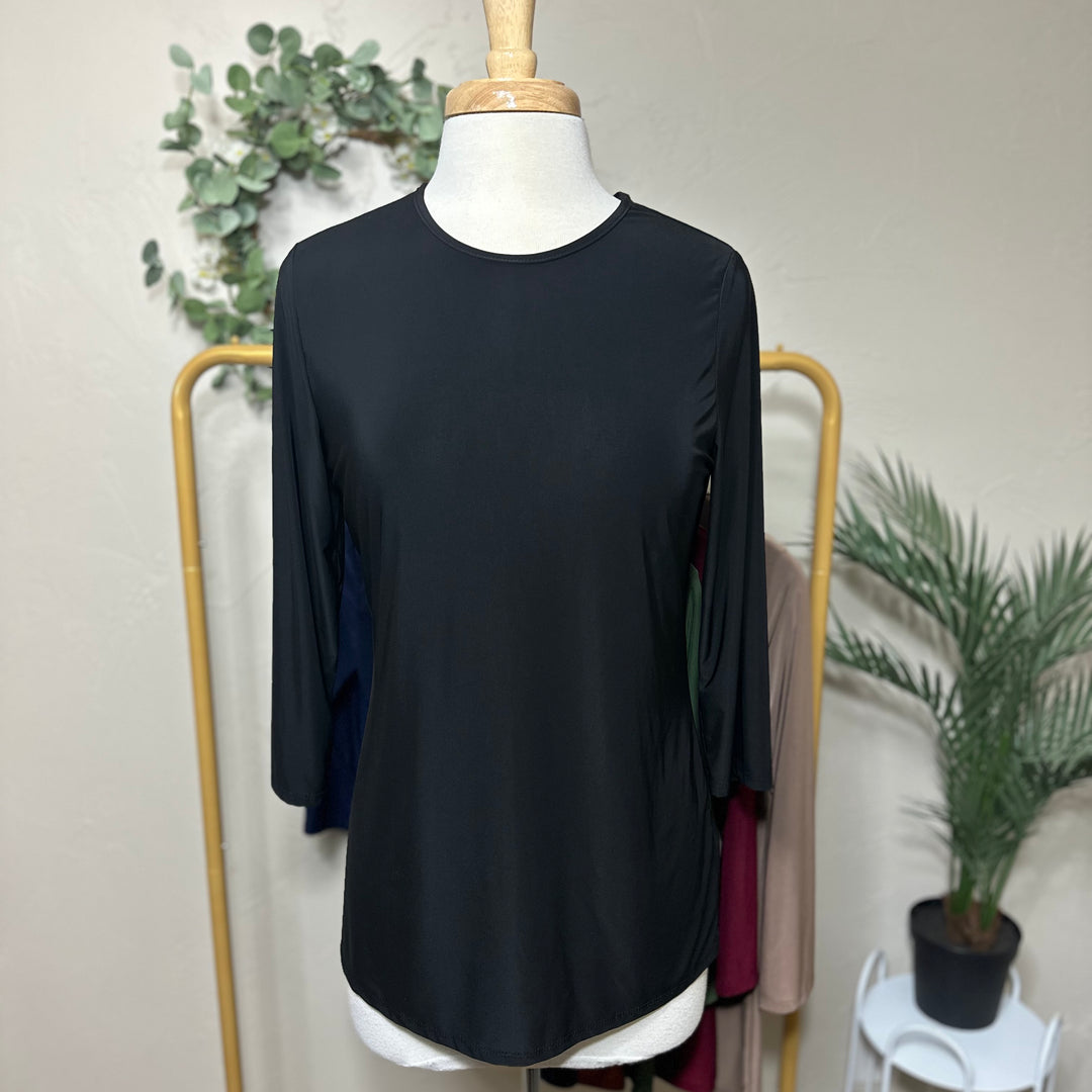 Women's Celeste Modest Layering Top 3/4 Sleeves