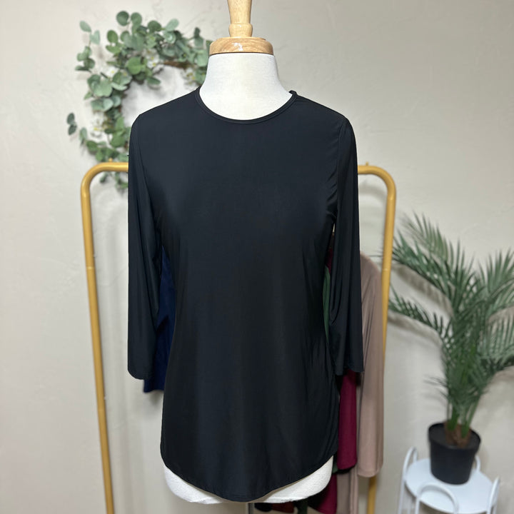 Women's Celeste Modest Layering Top 3/4 Sleeves