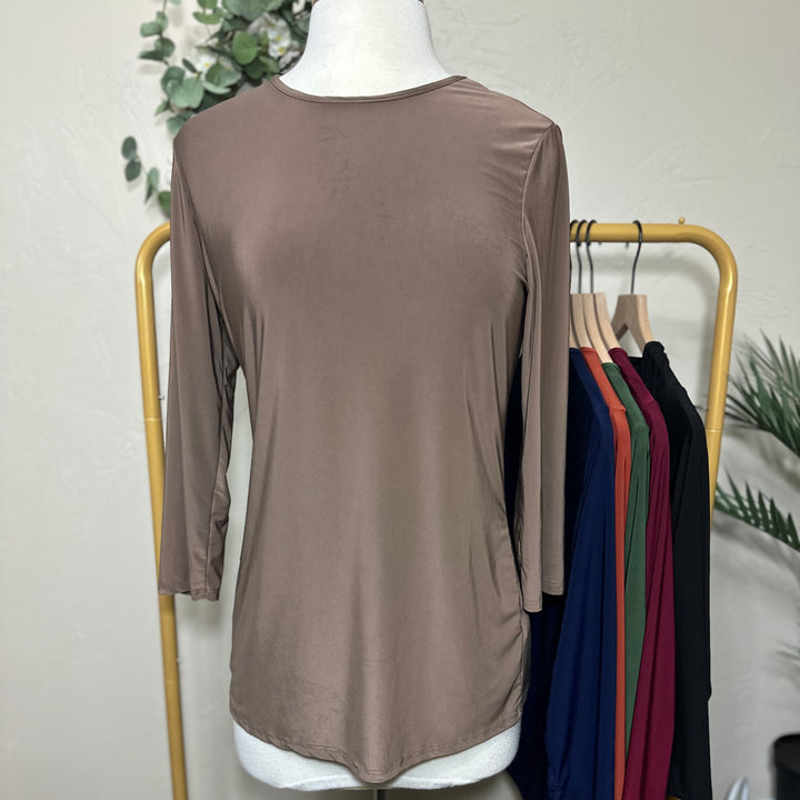 Women's Celeste Modest Layering Top 3/4 Sleeves