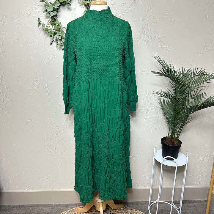 Liza Lou's Fancy Forrest Green Modest Dress