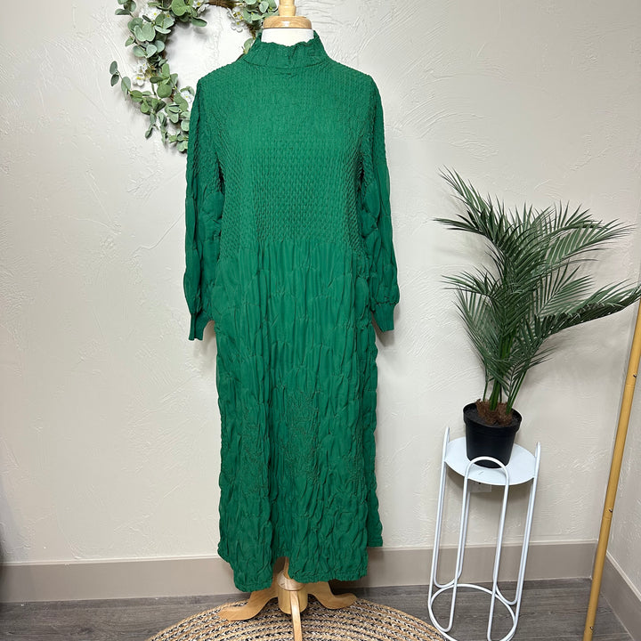 Liza Lou's Fancy Forrest Green Modest Dress