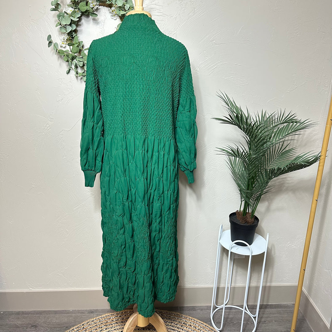 Liza Lou's Fancy Forrest Green Modest Dress