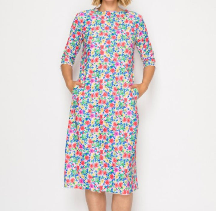 Liza Lou’s Fun Floral Swim Dress