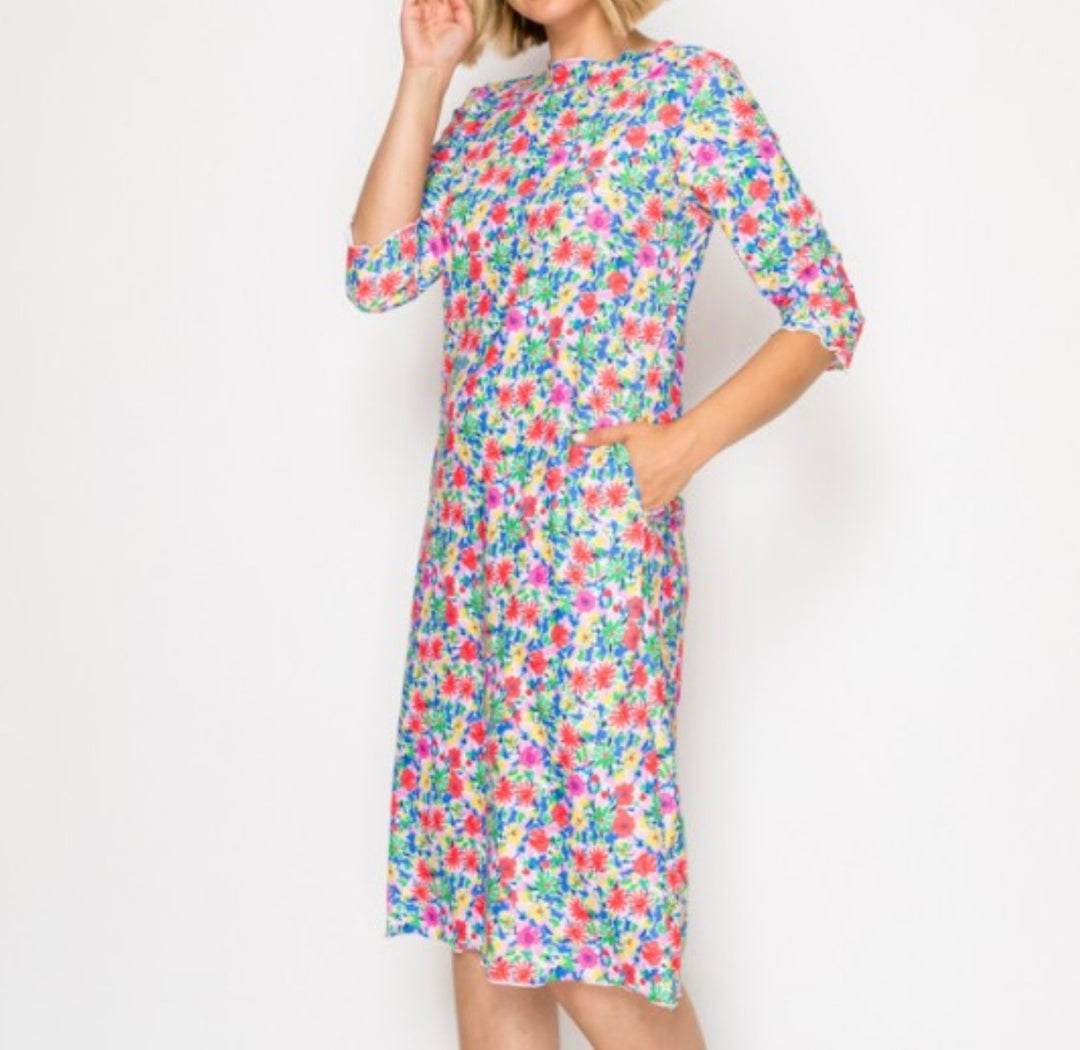 Liza Lou’s Fun Floral Swim Dress