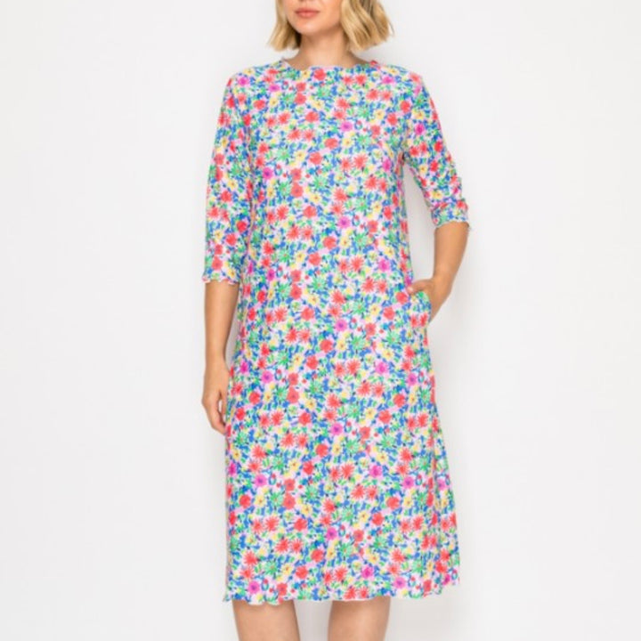 Liza Lou’s Fun Floral Swim Dress