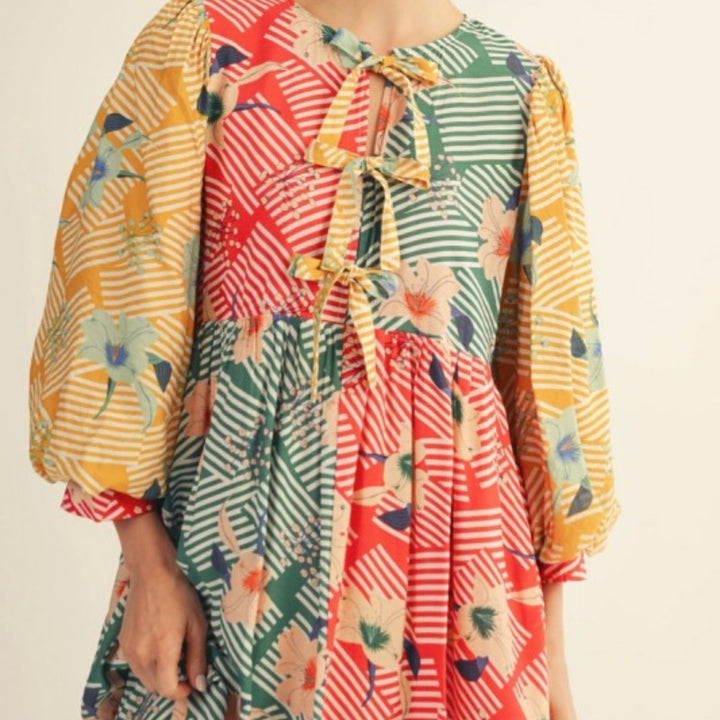 RESTOCKED Liza Lou’s Savannah Colorful Spring Summer Modest Dress