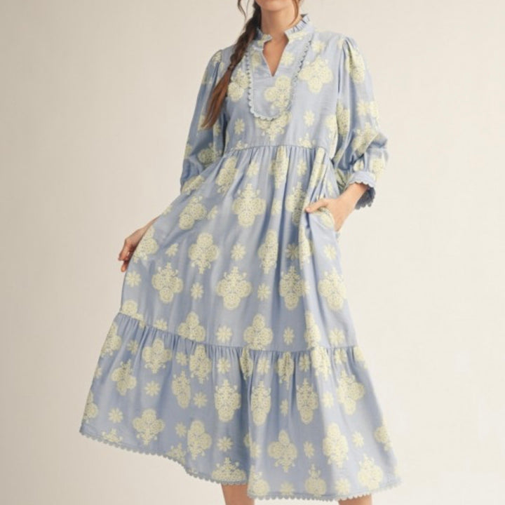 Liza Lou's Sky Blue Fancy Dress
