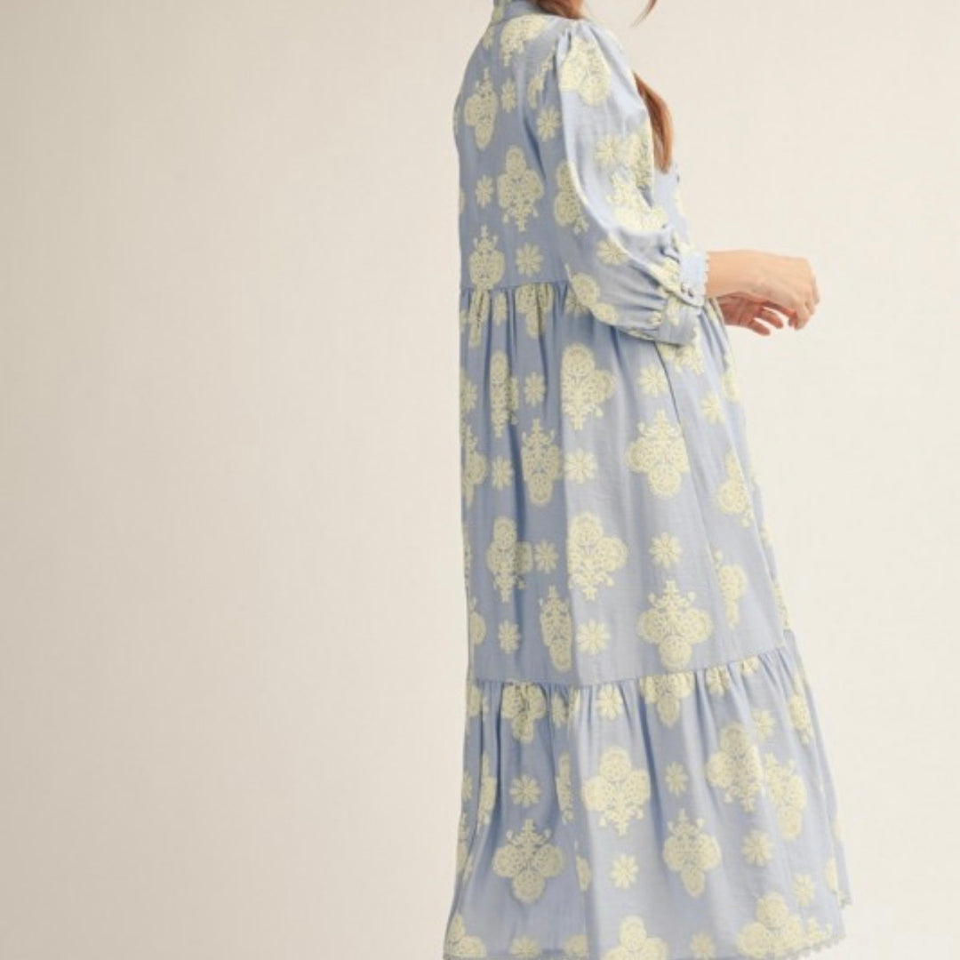Liza Lou's Sky Blue Fancy Dress