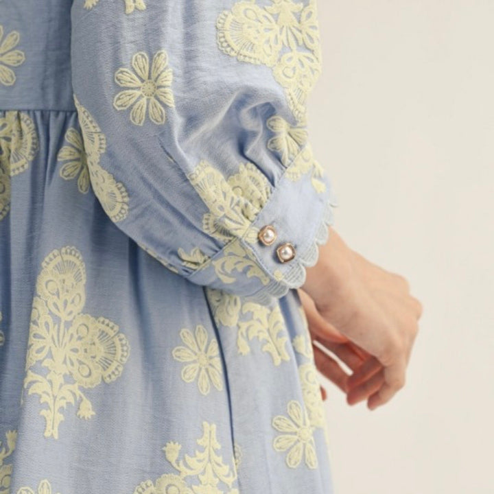 Liza Lou's Sky Blue Fancy Dress