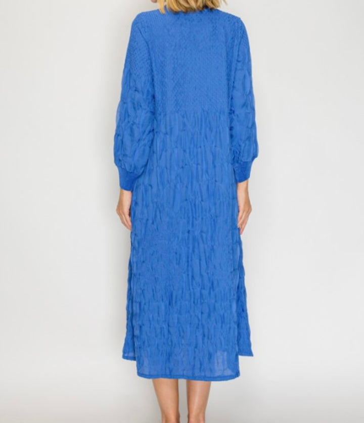 Liza Lou's Fancy Beautiful Blue Modest Dress
