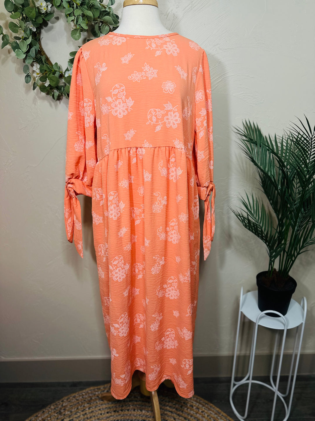 Liza Lou's Pretty As a Peach Modest Long Dress