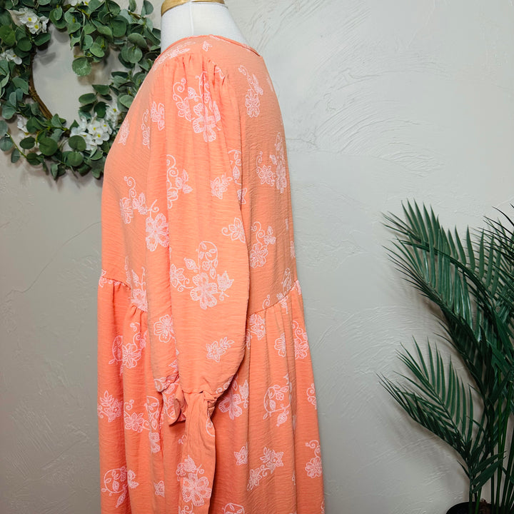 Liza Lou's Pretty As a Peach Modest Long Dress