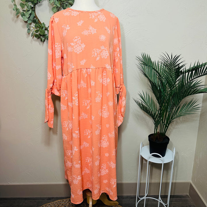 Liza Lou's Pretty As a Peach Modest Long Dress