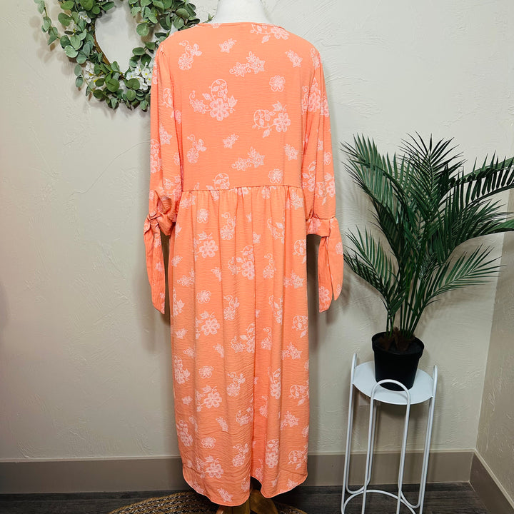 Liza Lou's Pretty As a Peach Modest Long Dress