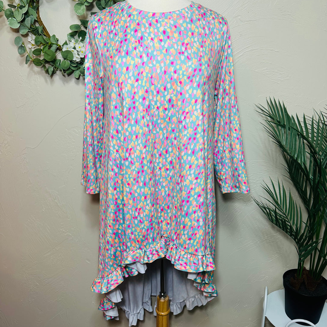 Pastel Abstract Spring Tunic