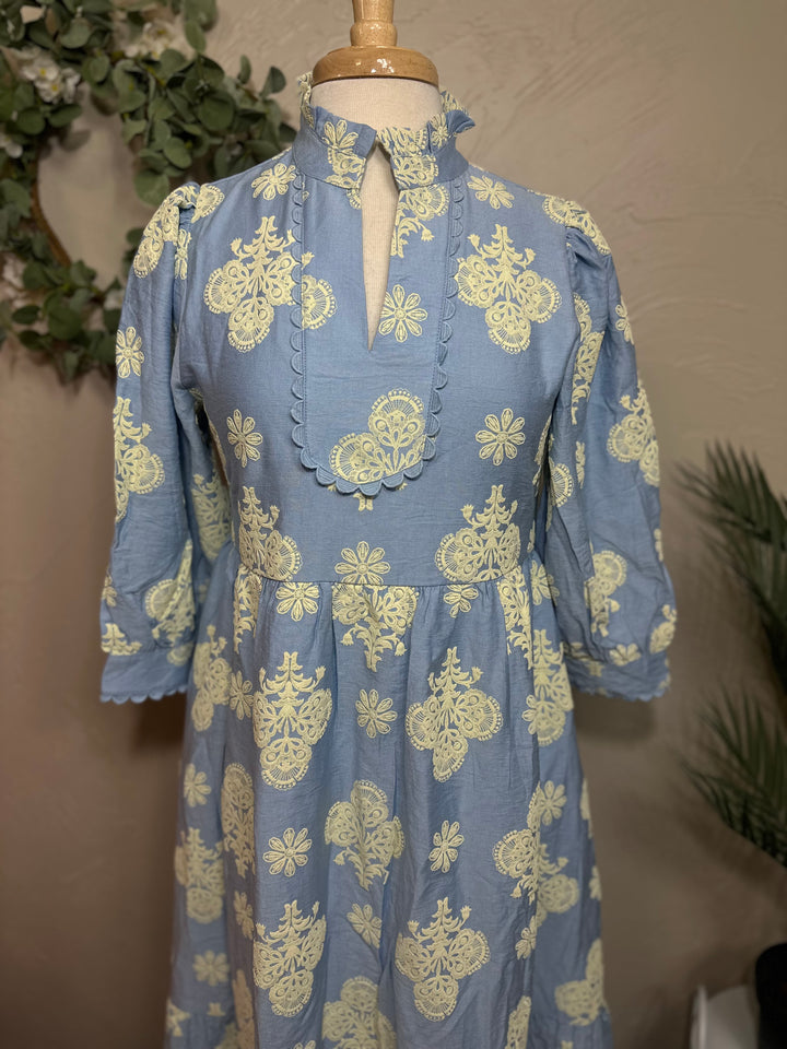 Liza Lou's Sky Blue Fancy Dress