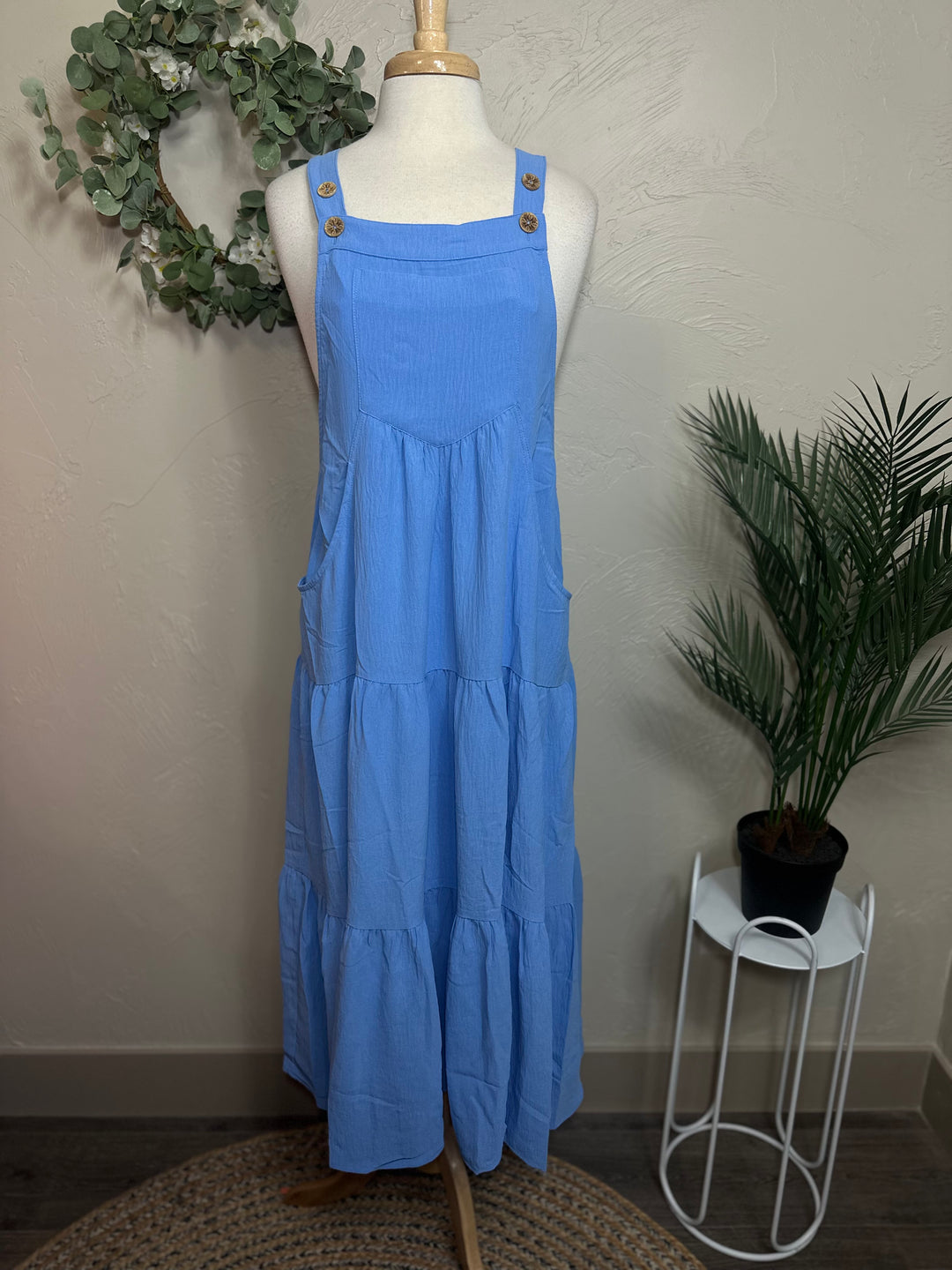 Malibu Blue Jumper Overall Modest Dress – Liza Lou's