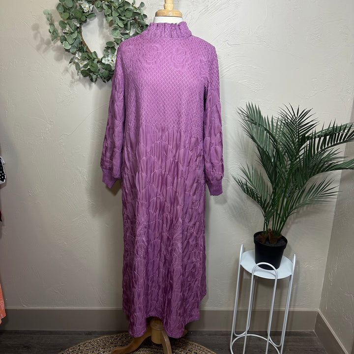Liza Lou's Fancy Beautiful Lilac Modest Dress