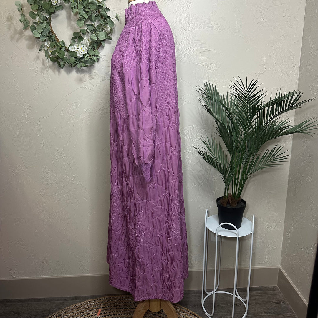 Liza Lou's Fancy Beautiful Lilac Modest Dress