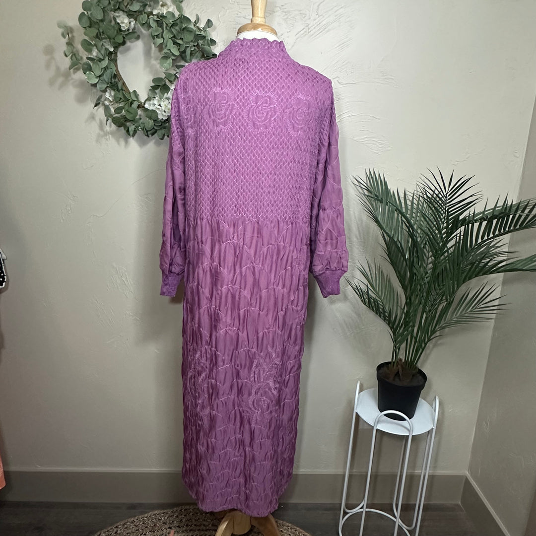 Liza Lou's Fancy Beautiful Lilac Modest Dress