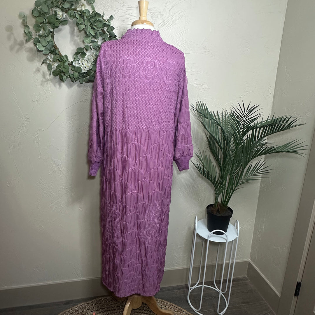 Liza Lou's Fancy Beautiful Lilac Modest Dress