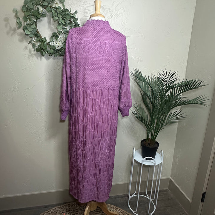Liza Lou's Fancy Beautiful Lilac Modest Dress