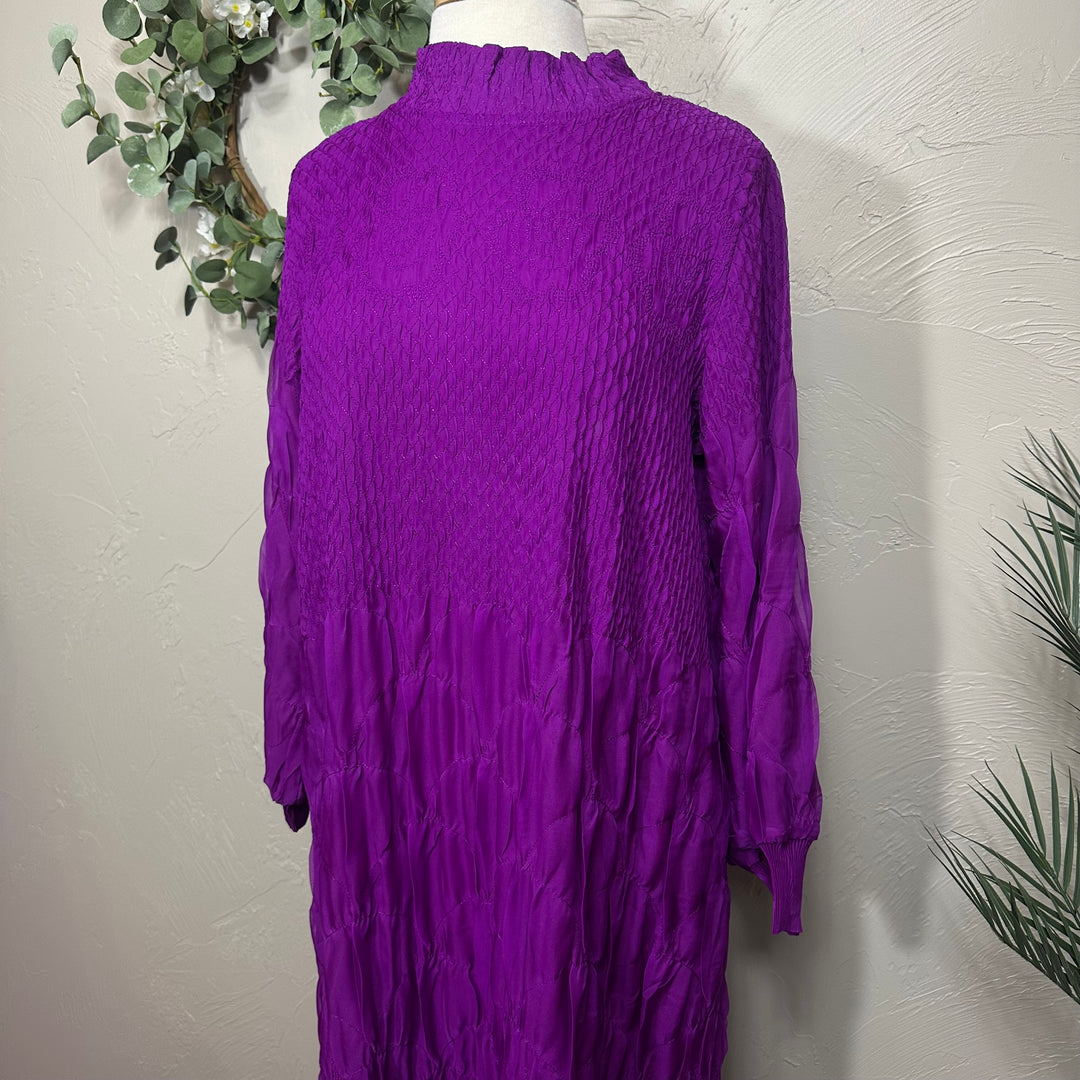 Liza Lou's Fancy Beautiful Orchid Modest Dress