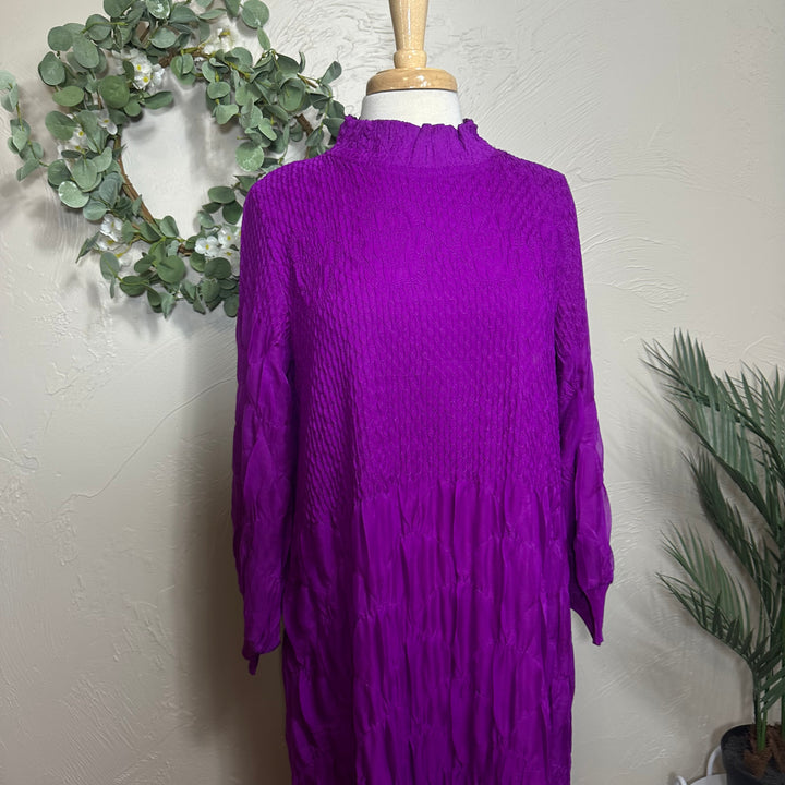 Liza Lou's Fancy Beautiful Orchid Modest Dress