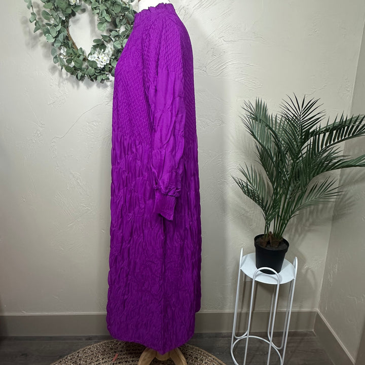 Liza Lou's Fancy Beautiful Orchid Modest Dress