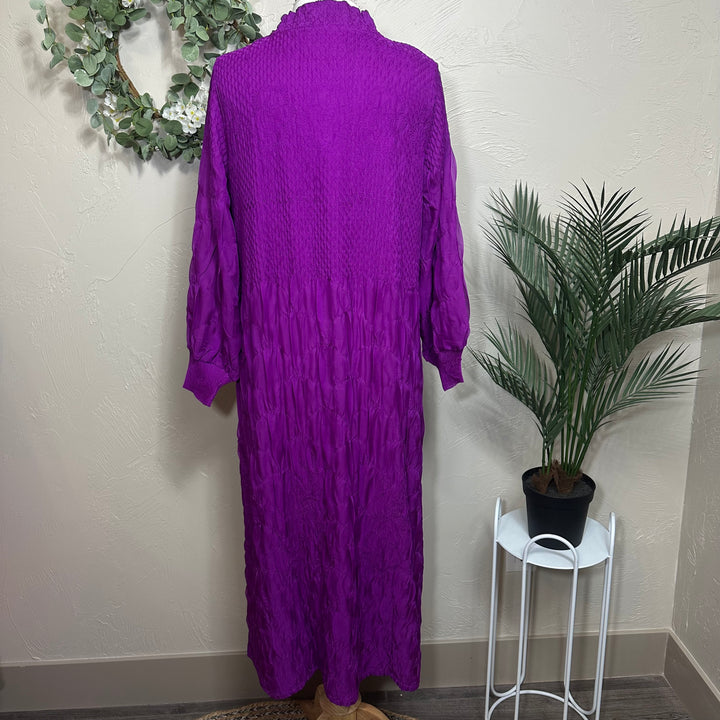 Liza Lou's Fancy Beautiful Orchid Modest Dress