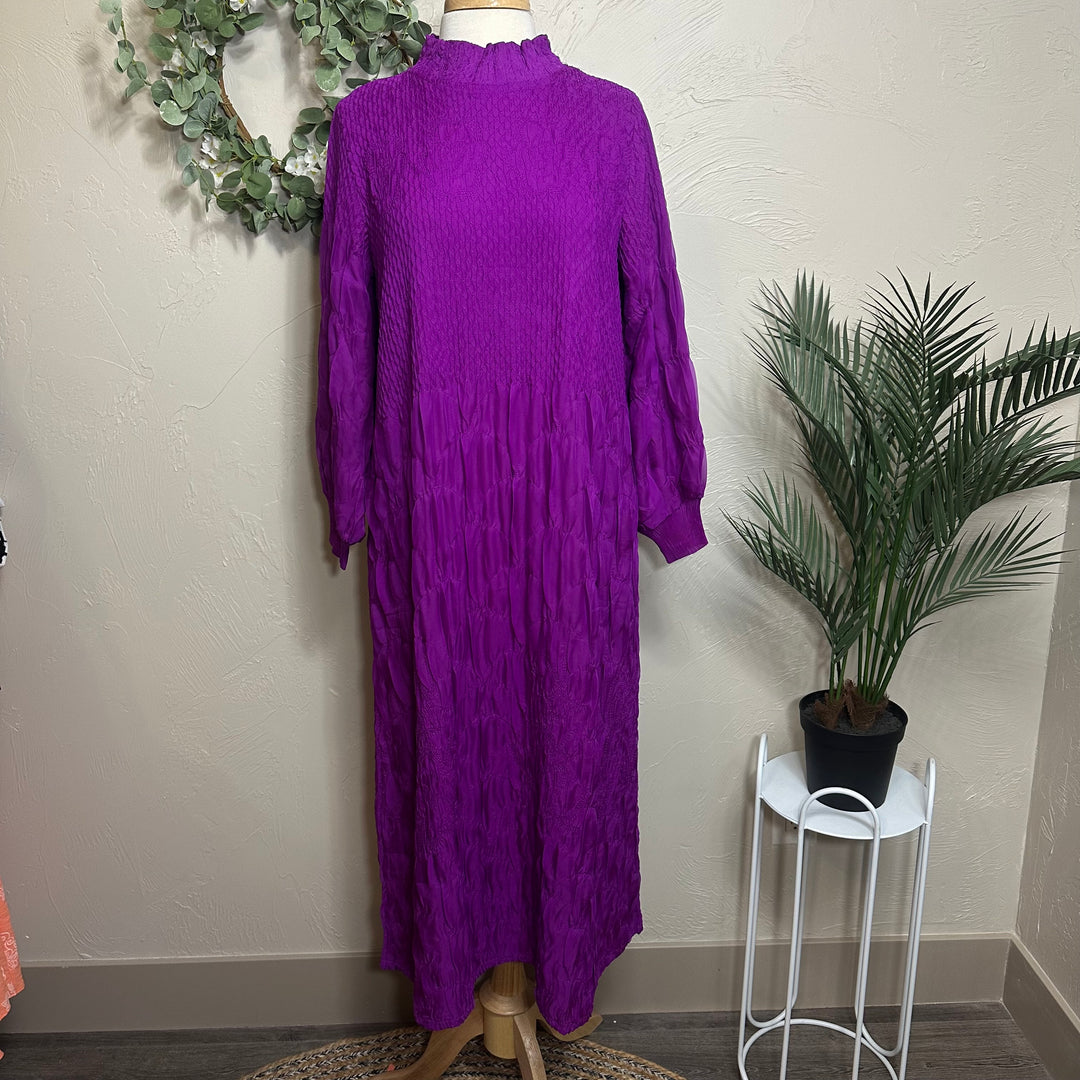 Liza Lou's Fancy Beautiful Orchid Modest Dress