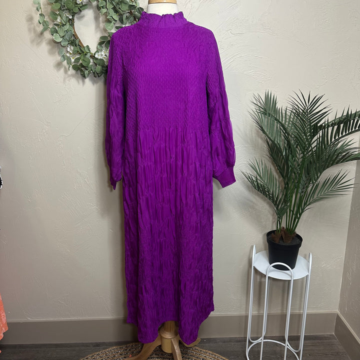 Liza Lou's Fancy Beautiful Orchid Modest Dress