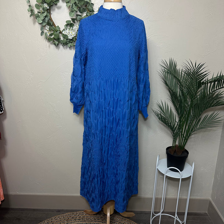 Liza Lou's Fancy Beautiful Blue Modest Dress