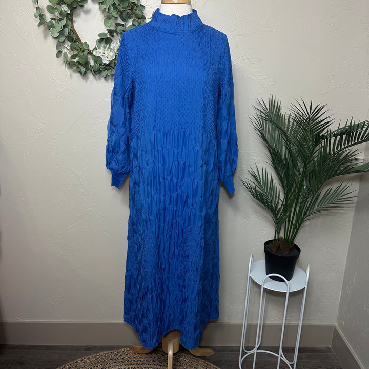 Liza Lou's Fancy Beautiful Blue Modest Dress
