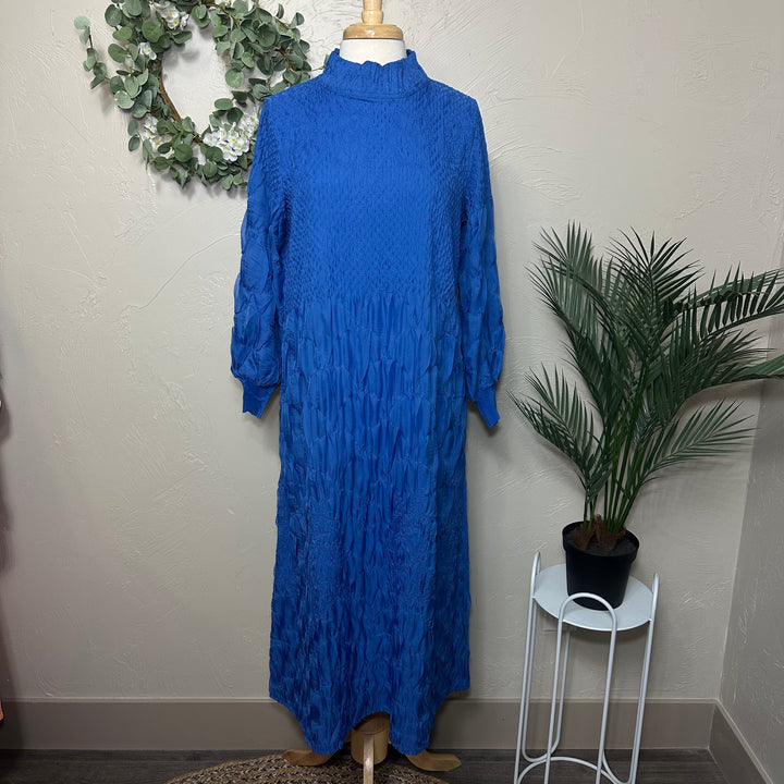 Liza Lou's Fancy Beautiful Blue Modest Dress