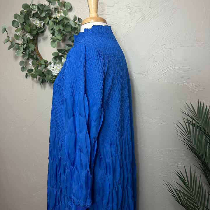 Liza Lou's Fancy Beautiful Blue Modest Dress