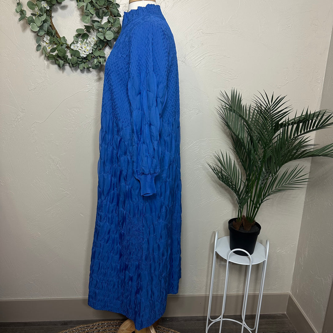 Liza Lou's Fancy Beautiful Blue Modest Dress