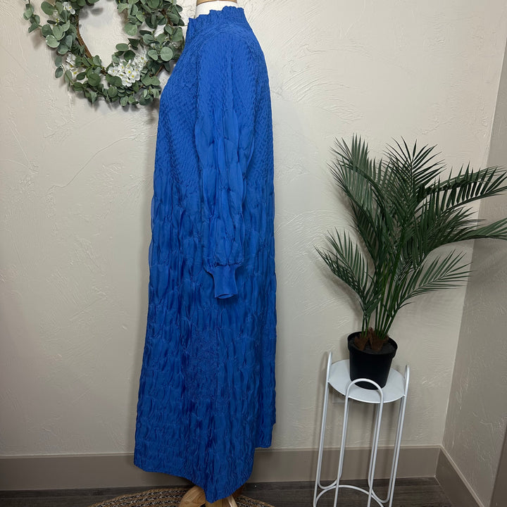 Liza Lou's Fancy Beautiful Blue Modest Dress