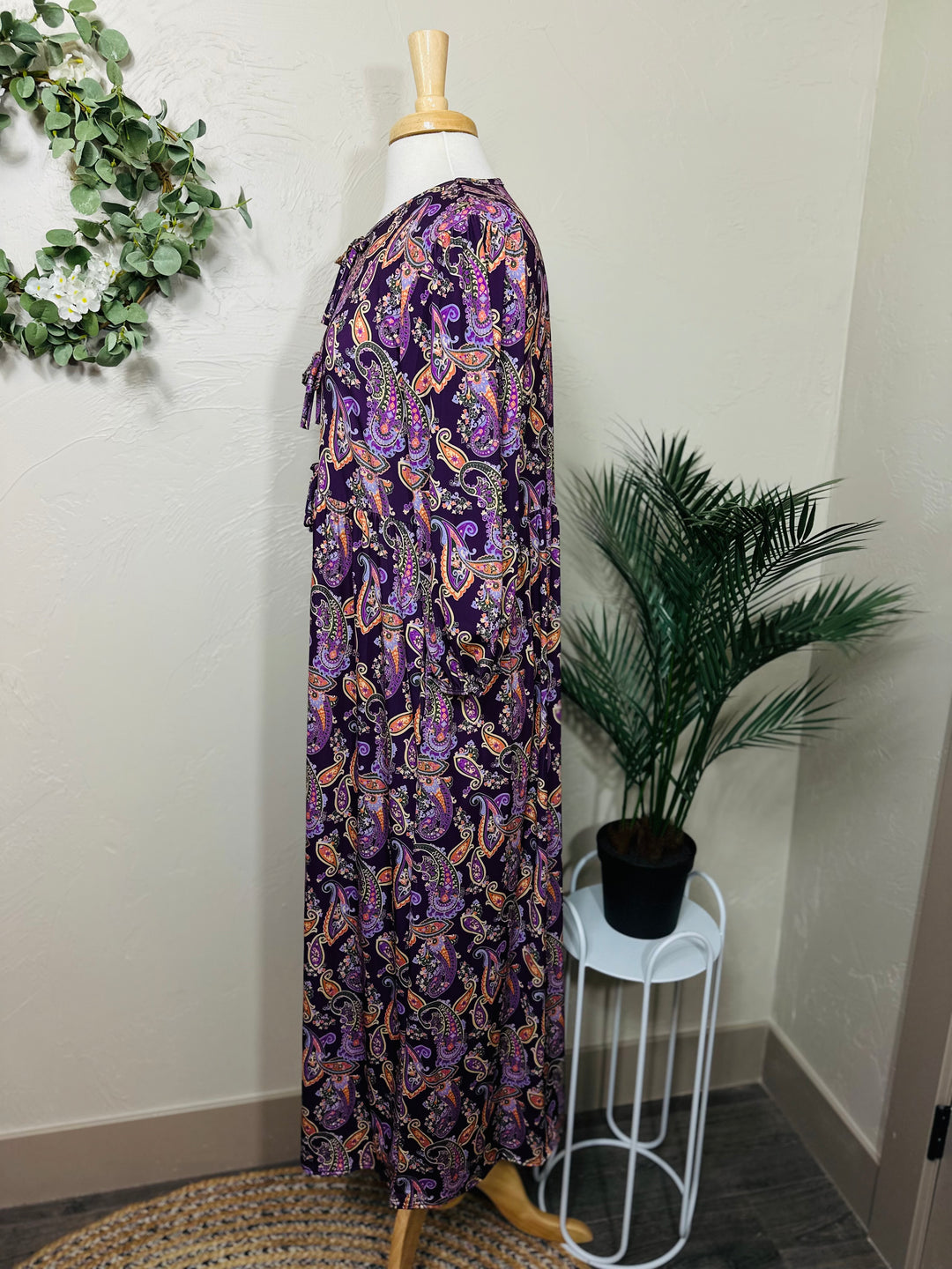 Liza Lou’s Violet Purple Cheery Long Modest Dress
